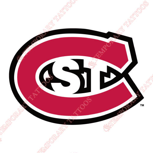 St. Cloud State Huskies Customize Temporary Tattoos Stickers NO.6329